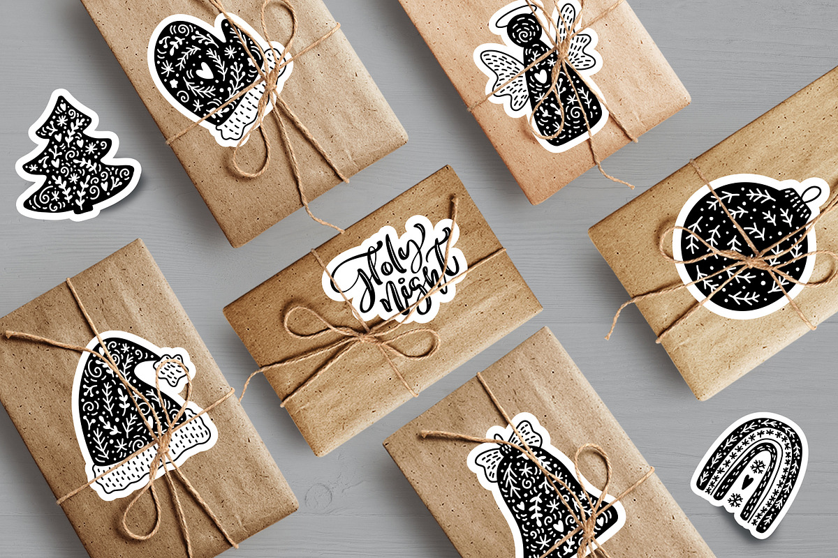 Christmas Scandinavian Stickers, an Object Graphic by Happy Letters (Photo 4 of 6)