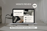 Wix Sales page Coaching, a Landing Page Template by Studio Suvelle (Thumbnail 2 of 11)