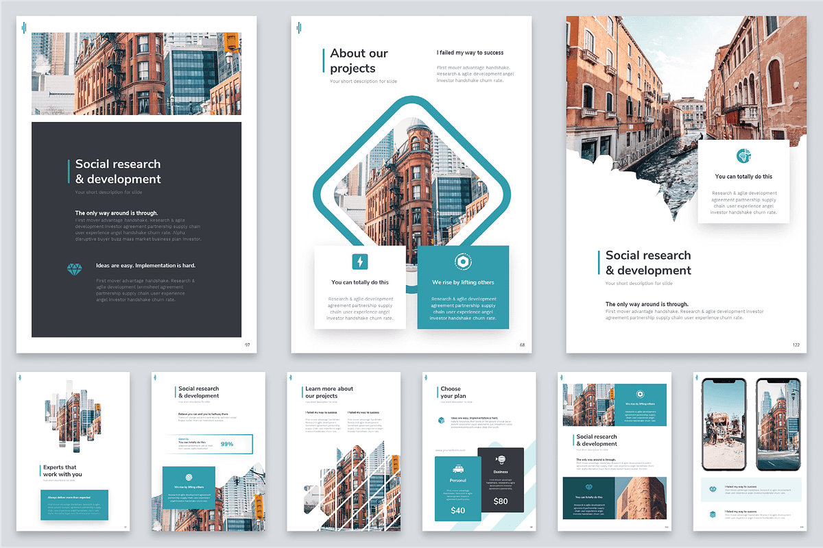 Shift Powerpoint Template - US & A4, a Presentation Template by Reshapely (Photo 6 of 25)