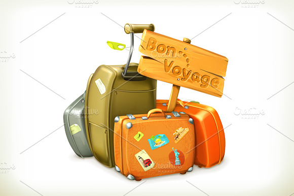 Bon Voyage Travel Icon