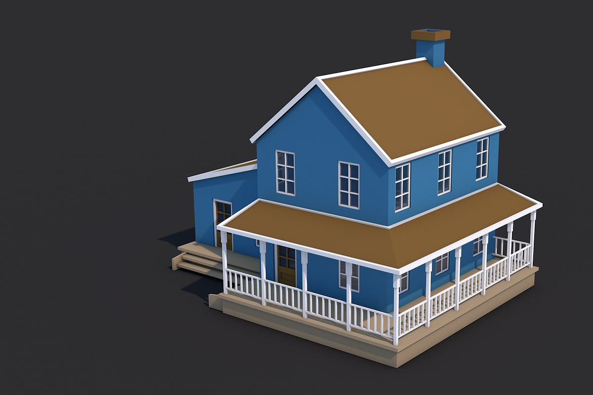 8 House Building and Swimming Pool, an Architecture 3D Model by multimedia4ds (Photo 8 of 25)