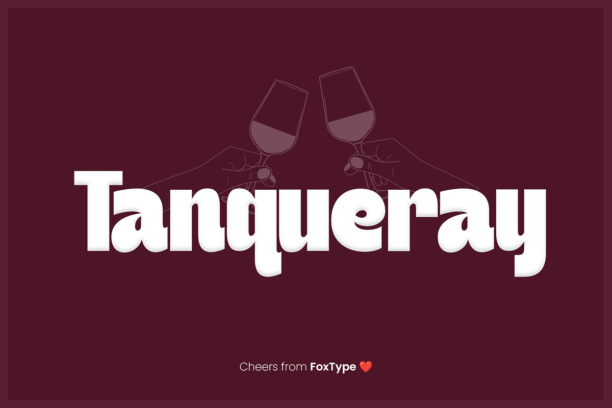 Tanqueray Display, a Sans Serif Font by Foxtype (Photo 1 of 5)