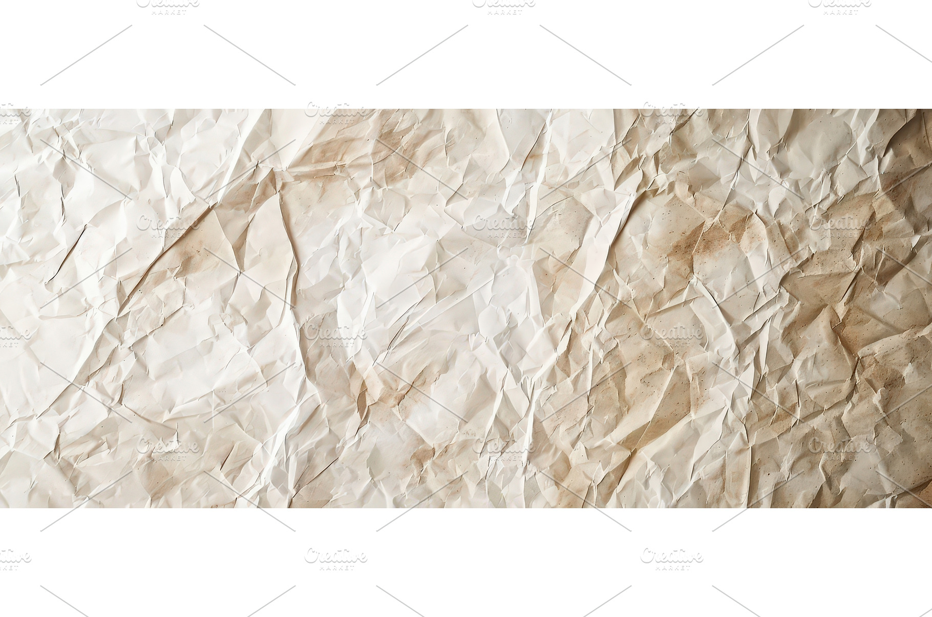 Wrinkled beige paper texture, a Background Photo by piter.goskov