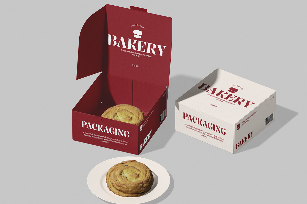 Bakery Branding Packaging Mockup, a Packaging Mockup by Unerispace (Photo 2 of 5)
