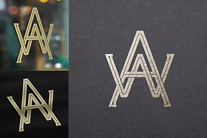 AW WA Monogram Logo, a Branding & Logo Template by Alphabet Agency