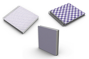 Ultra Violet Polka Dots And Stripes