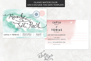 Island Wedding Save the Date
