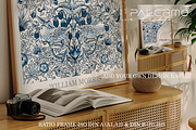 Palermo Room & Natural Frame Mockup, a Household Mockup by LAMIA DESIGN (Thumbnail 7 of 21)