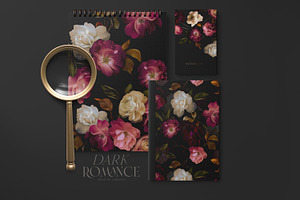 Dark Romance Floral Art Collection