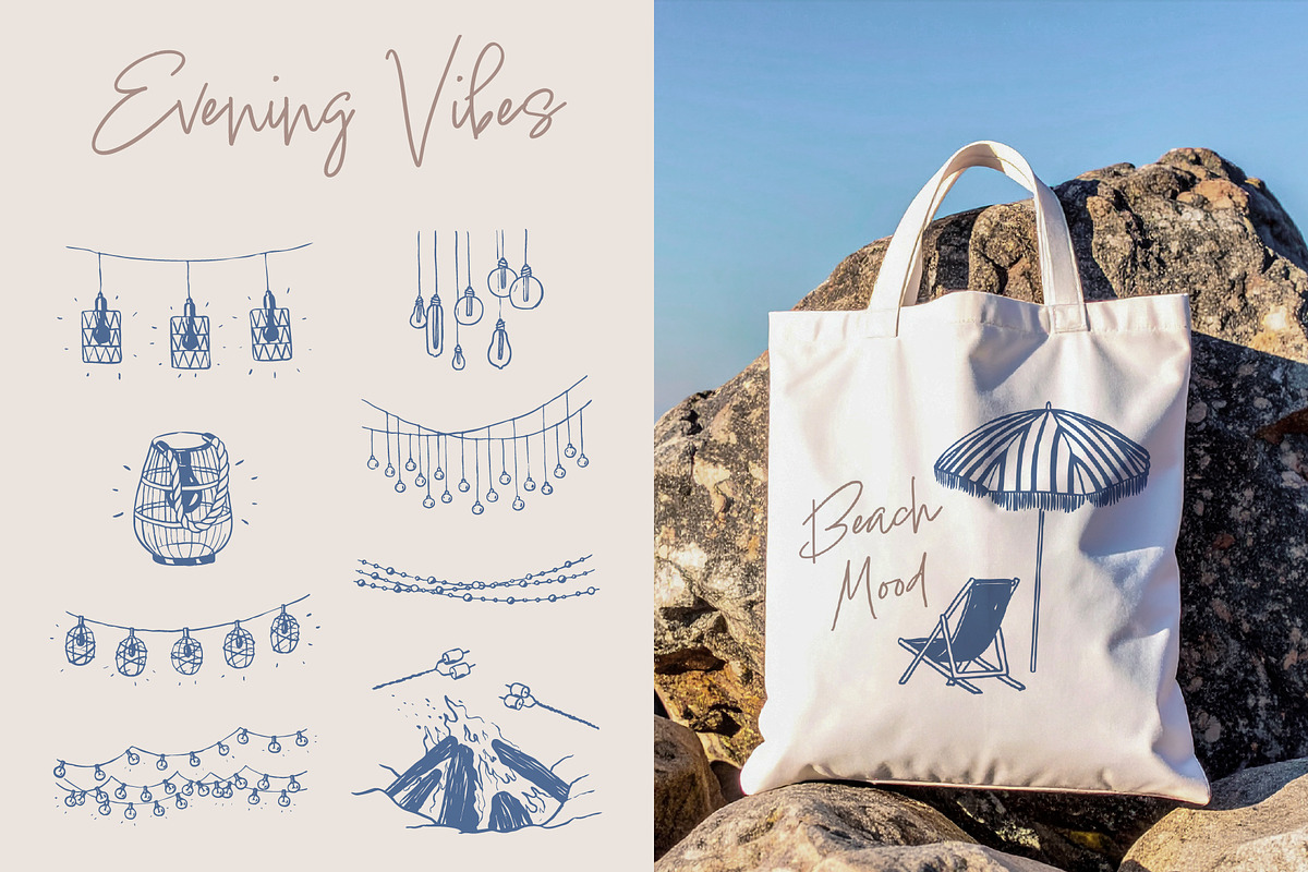 Hand Drawn Summer Illustration Set, an Object Graphic by Wild and Wonder by Ana (Photo 10 of 17)