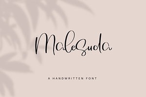 Malesuda Fancy Script