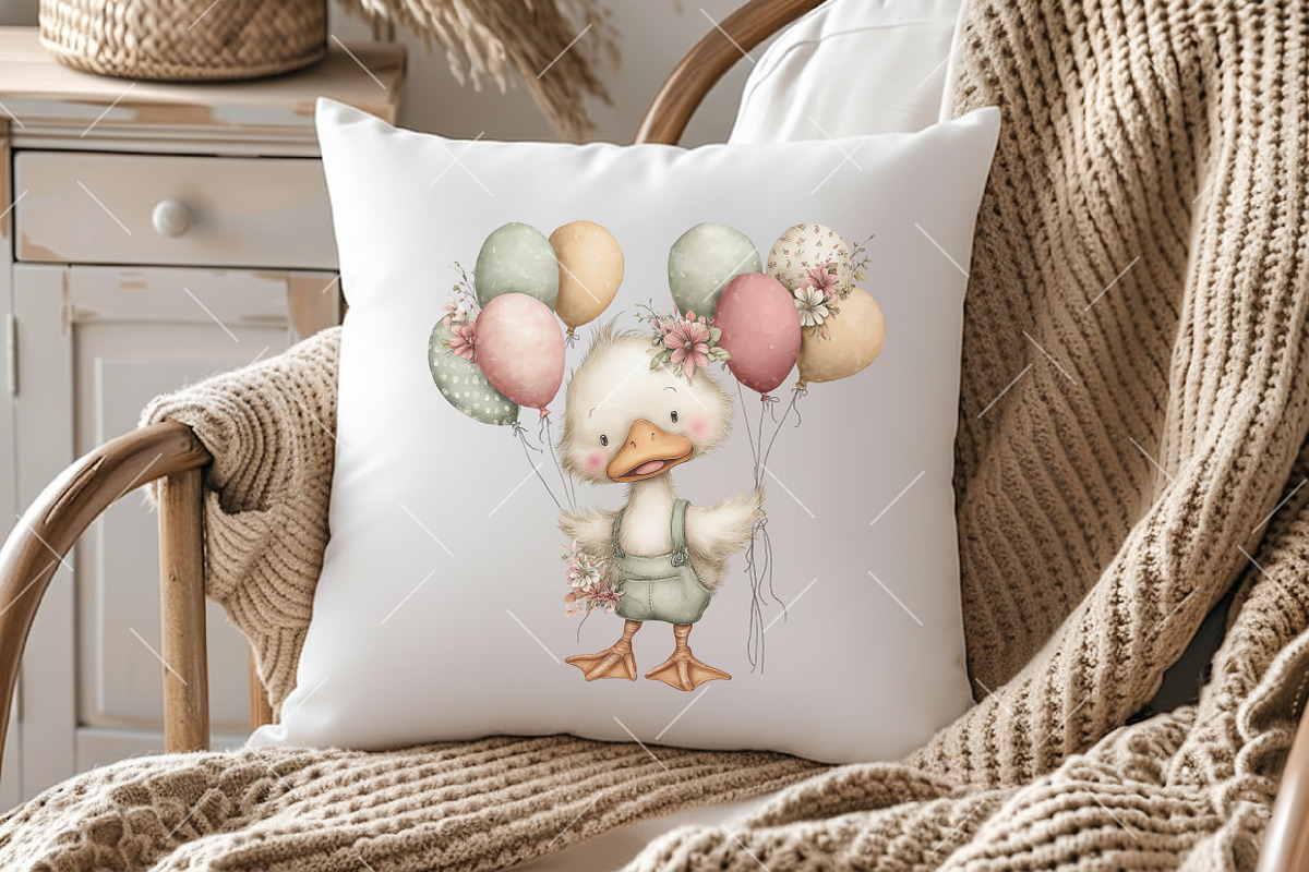 Whimsical Summer Goose Clipart, an Illustration by OK Design (Photo 6 of 6)