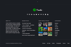 Traveler Photo Blog WordPress Theme