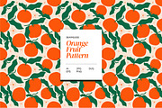 Orange Fruit Pattern, a Pattern Graphic by Neermana (Thumbnail 1 of 5)
