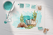 Baking Watercolor Set, a Food Illustration by BarvArt (Thumbnail 8 of 16)