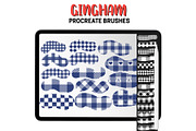 Gingham Procreate Pattern Brushes, a Brush Add-On by Brush Lab (Thumbnail 2 of 8)