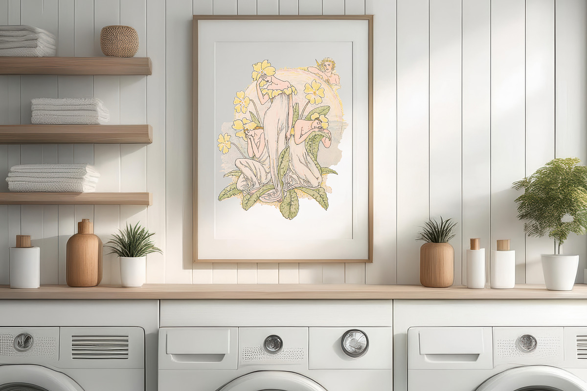Vintage Floral Women in Art Nouveau, a Person Illustration by Patterns for Dessert (Photo 9 of 9)