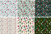 Christmas Seamless Pattern Bundle, a Graphic by Designking (Thumbnail 3 of 4)