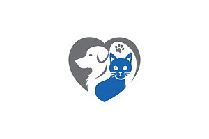 Pet Love Logo, a Branding & Logo Template by Graphic_Maker_Bogura