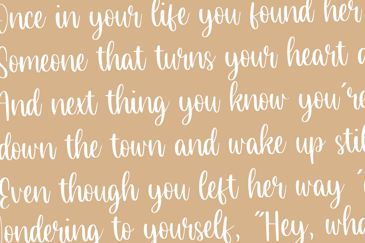 Almond Delight - Handwritten Font, a Script Font by Balpirick Studio (Photo 5 of 7)