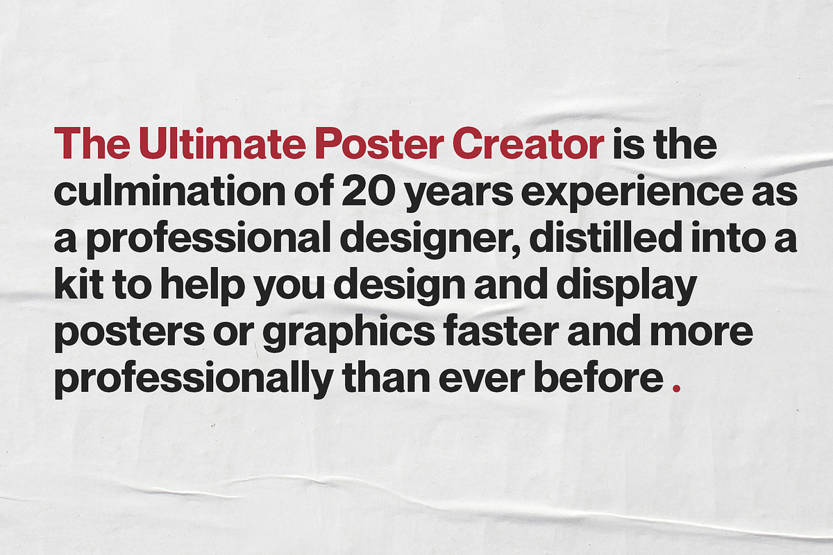 Ultimate Distortion Poster Creator, an Action Add-On by Twinbrush (Photo 15 of 15)