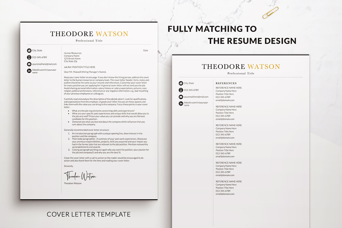 Elegant Resume CV Templates Word, a Resume Template by BestResumes.Co (Photo 3 of 9)
