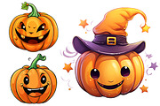 Halloween Pumpkin Sublimation PNG, a Seasonal Illustration by Creative Arslan (Thumbnail 3 of 8)