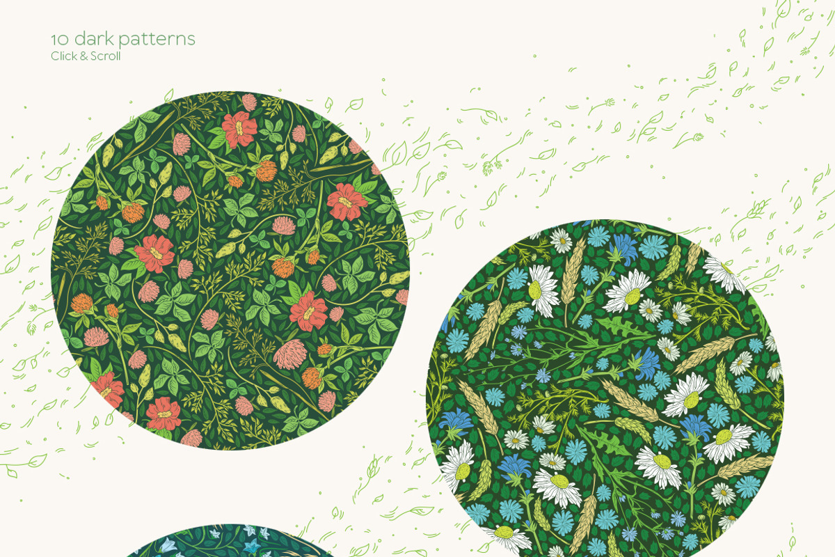 Summer Meadow patterns, a Pattern Graphic by Piñata (Photo 2 of 12)