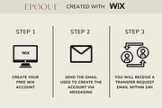 EPOQUE Wix Store Website Theme, a Wix Template by Studio Suvelle (Thumbnail 8 of 10)
