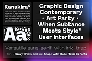 Kanakira Sans Typeface, a Sans Serif Font by Jetsmax® Studio (Thumbnail 2 of 10)