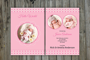 Newborn Announcement Template-V05