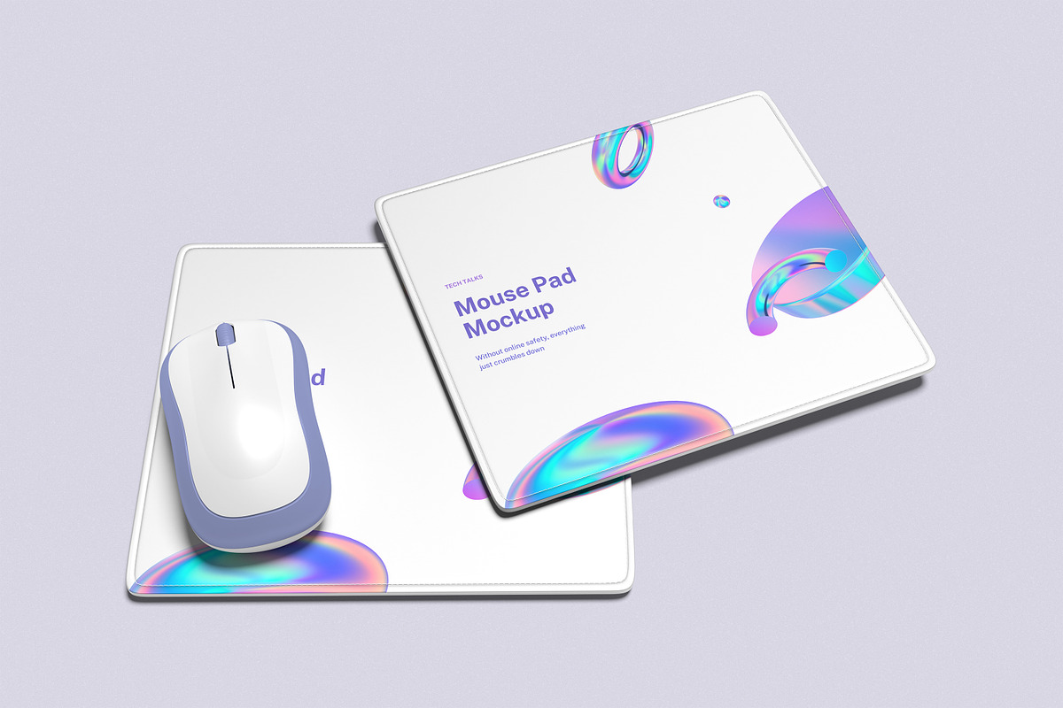 Mouse Pad Mockup, a Merchandise Mockup by Twins_studio926 (Photo 3 of 5)