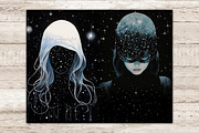 Among The Stars Junk Journal Pages, a Person Illustration by GlamArtZhanna (Thumbnail 8 of 9)