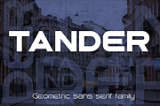 Tander font family, a Sans Serif Font by vlad.berla (Thumbnail 1 of 7)