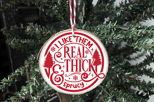 Round Christmas Ornaments Pack