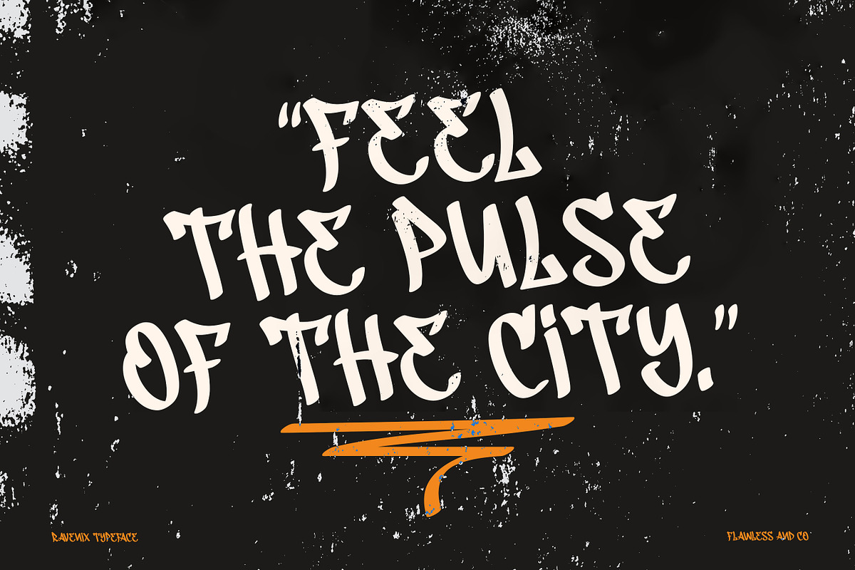 Ravenix - Urban Graffiti Font, a Script Font by Flawless And Co (Photo 4 of 10)
