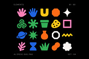 Colorful Doodle Elements, an Object Illustration by Pixels.Craft (Thumbnail 5 of 10)