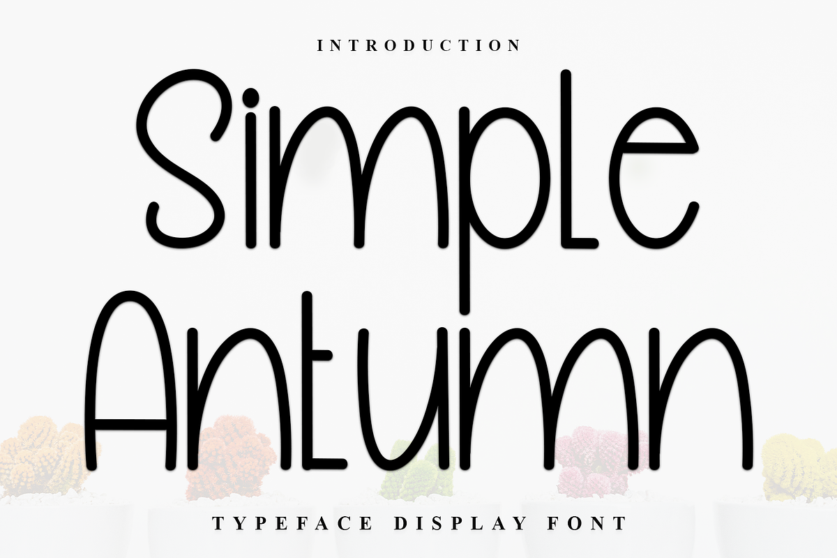 Simple Antumn, a Serif Font by FreshTypeINK (Photo 1 of 8)
