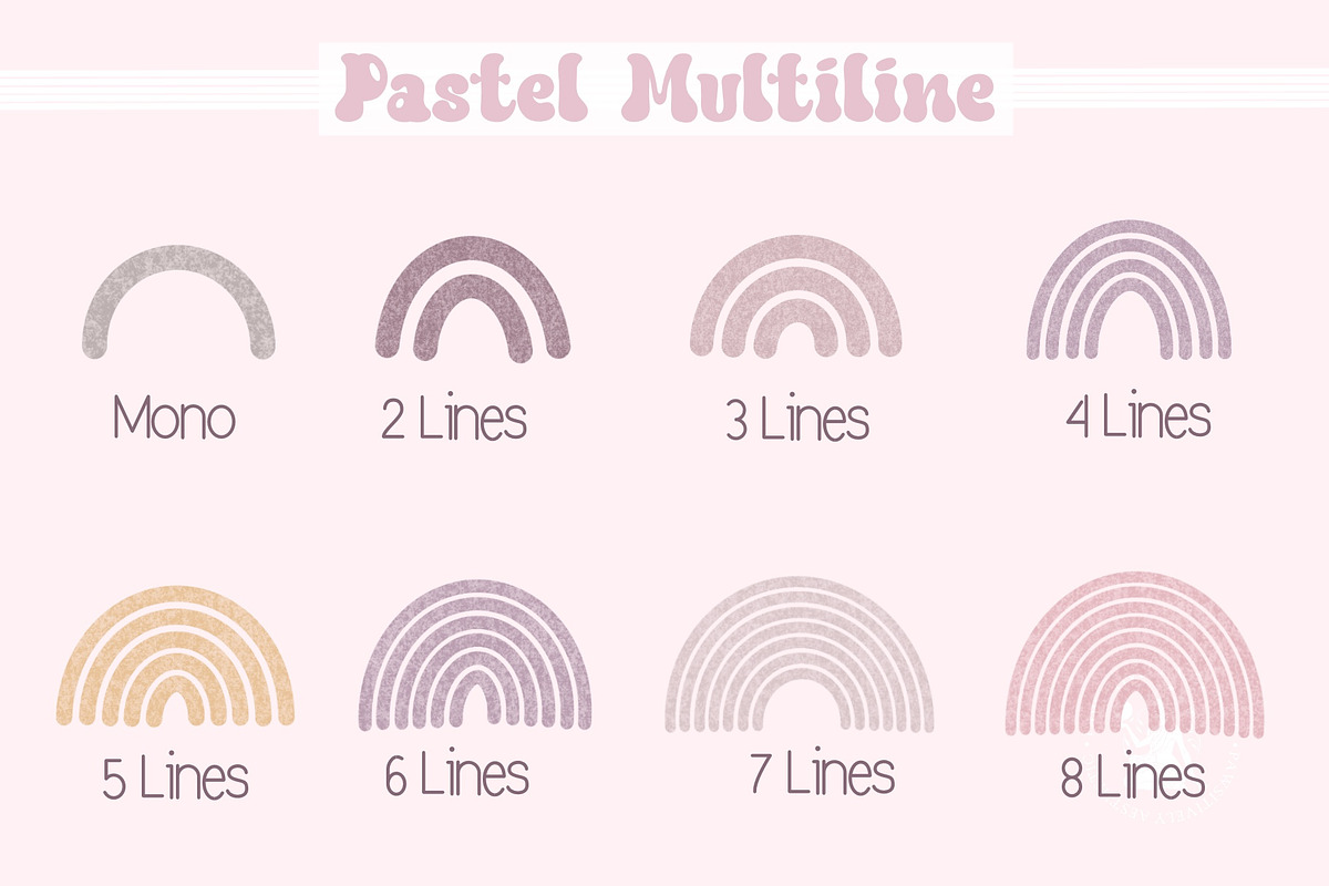 Multiline Procreate Brushes, a Brush Add-On by Pawsitively Aesthetic (Photo 3 of 6)