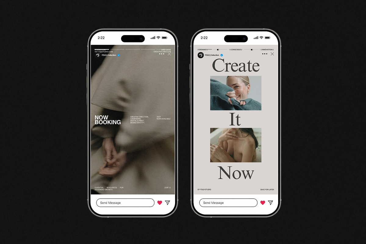 FOLD | Instagram Post & Story (III), a Social Media Template by Pixel Grid (Photo 7 of 10)