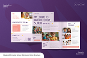 School Admission Bifold Brochure, a Brochure Template by Annora Studio (Thumbnail 1 of 6)