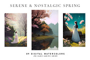 Serene and Nostalgic Spring, a Decorative Illustration by Digital Art Creations (Thumbnail 2 of 6)