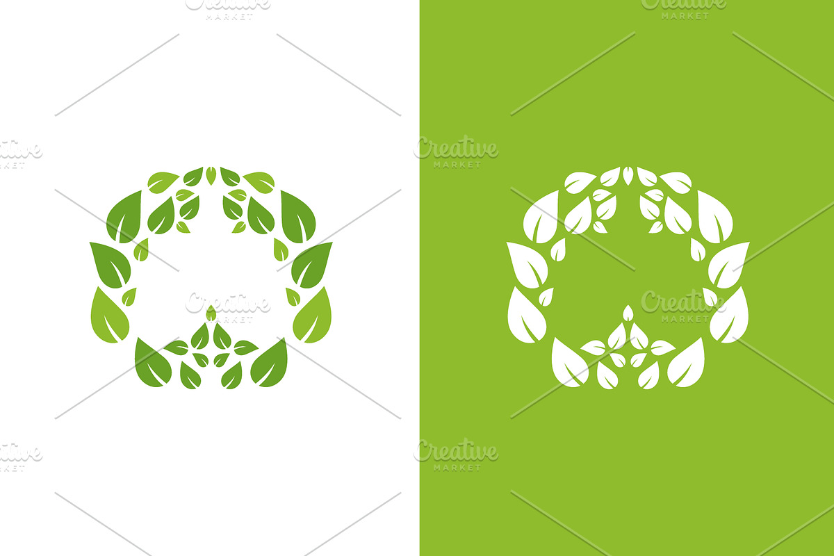 Eco lungs and leaves logo. Premium, a Healthcare Illustration by GraphiShop
