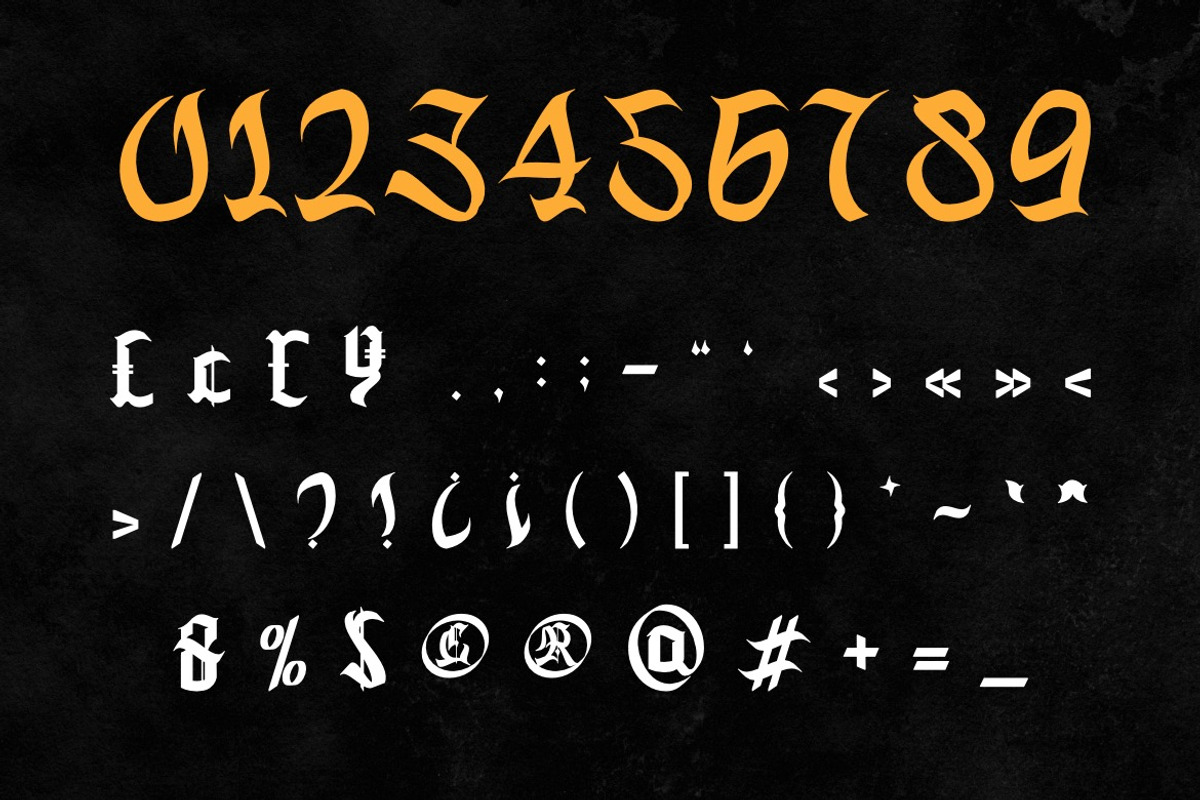Mavient - Classic Blackletter Font, a Blackletter Font by Dhabee (Photo 6 of 16)
