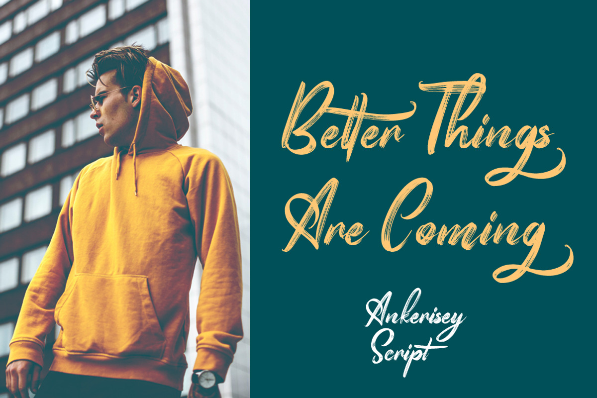 Ankerisey - Handwritten Font preview 3