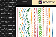 150 Procreate Embroidery Brushes, a Brush Add-On by DrawingStoryShop (Thumbnail 3 of 8)