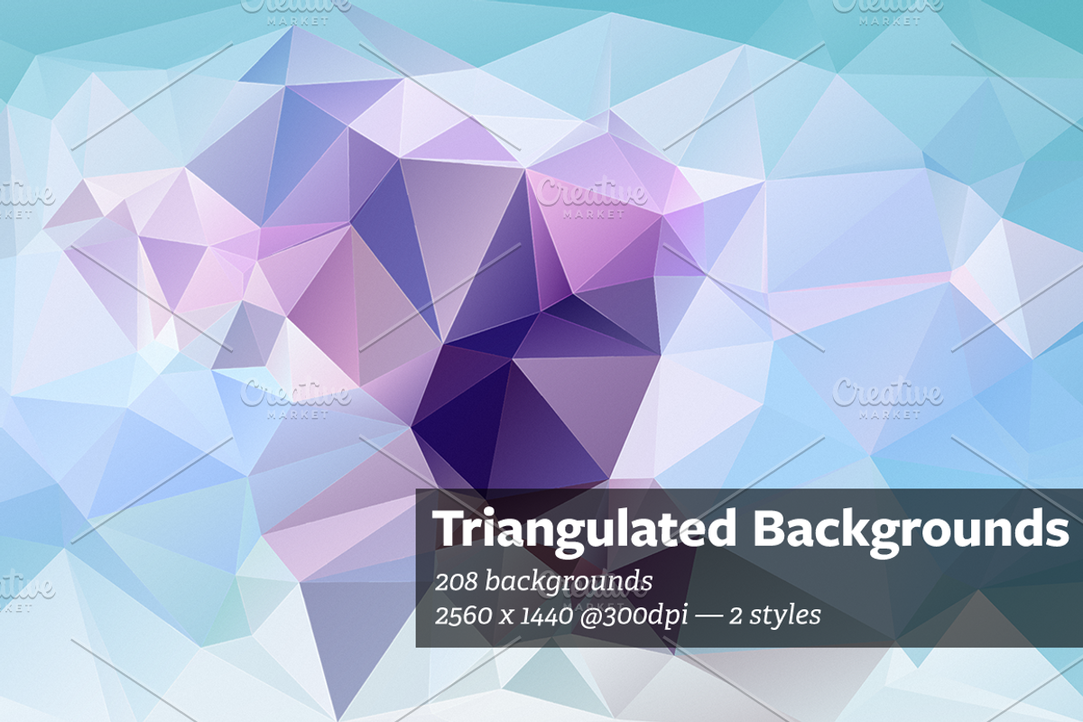 Triangulated - Abstract Backgrounds preview 2