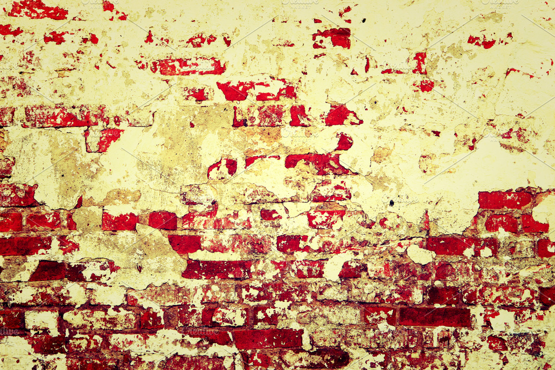 Brick wall featuring brick, wall, and old