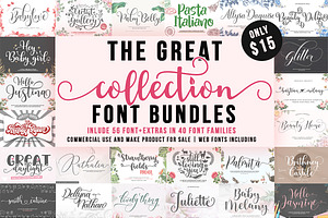 The Great Collection Font Bundles