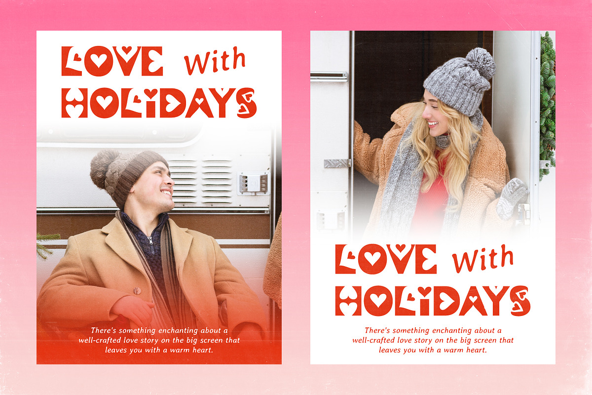 Falove - Heart Dingbat Display Font, a Symbol Font by Drizy (Photo 6 of 10)